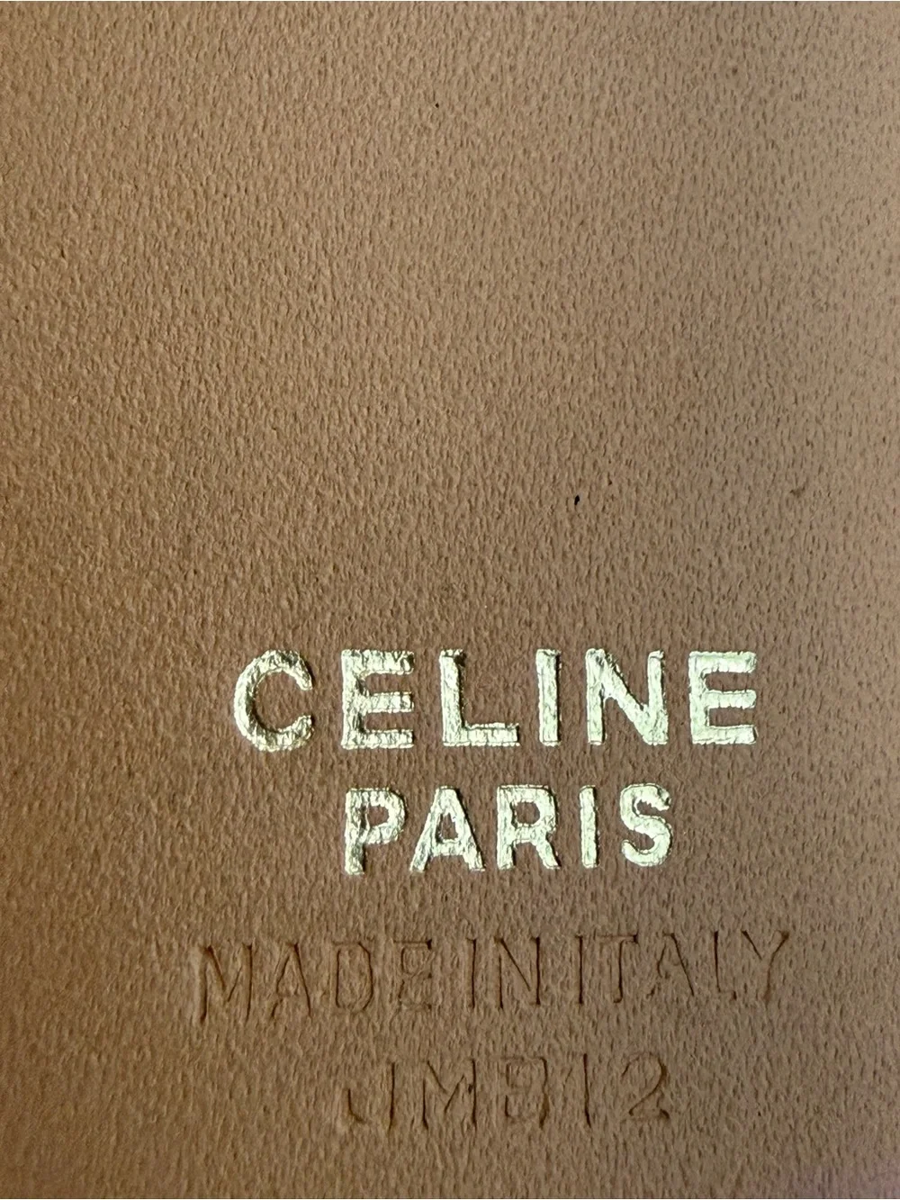 CELINE Triomphe Macadam Trifold Wallet